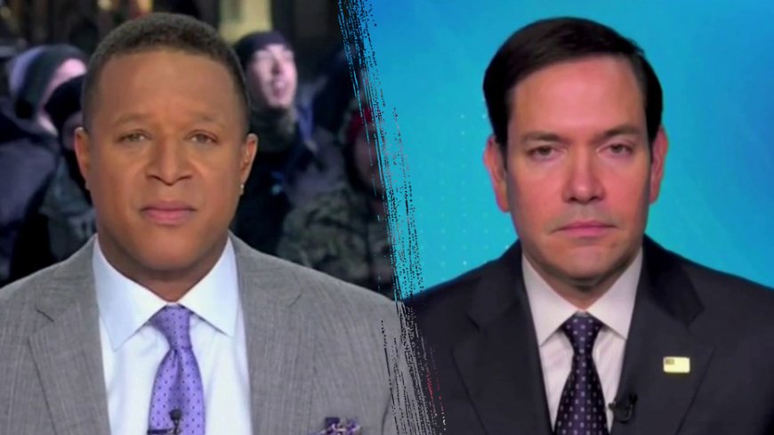 Marco Rubio clashes with NBC 'Today' host when pressed on Trump's Jan. 6 pardons