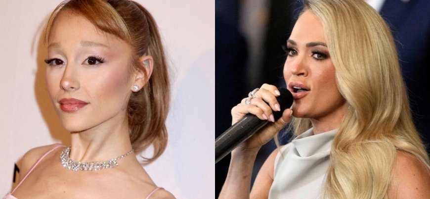 Ariana Grande Stirs Up Drama With Subtle Reaction To Carrie Underwood's A Cappella Moment