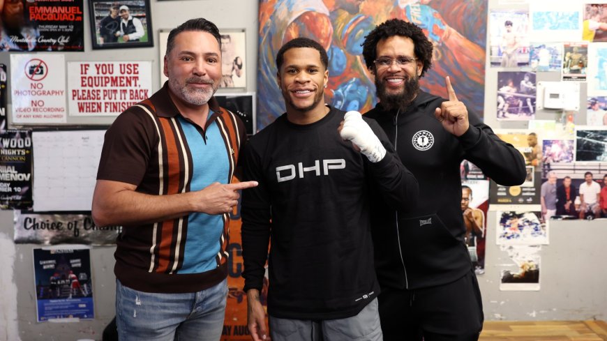 Oscar De La Hoya lays out one condition Devin Haney must fulfil to land Ryan Garcia rematch and urges boxer to fire father