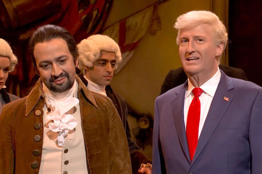 Lin-Manuel Miranda Reprises His “Hamilton ”Role, and Breaks Character, During Surprise “SNL” Appearance: Watch