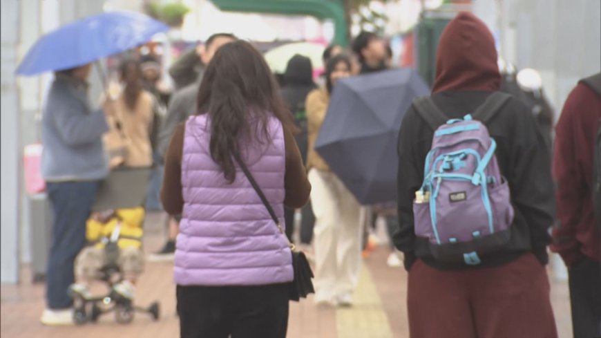 寒冷天氣警告生效 明早市區最低約11度