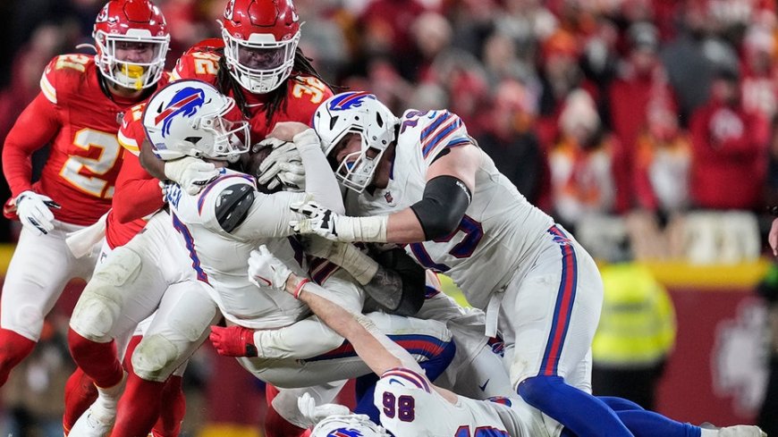 NFL fans unleash fury at refs over Bills' questionable ball spot in AFC title game loss