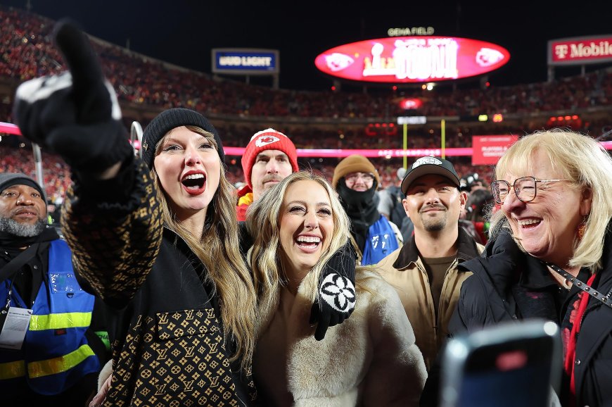 Taylor Swift Thanks Brittany Mahomes For Keeping Her 'Calm' During Playoffs