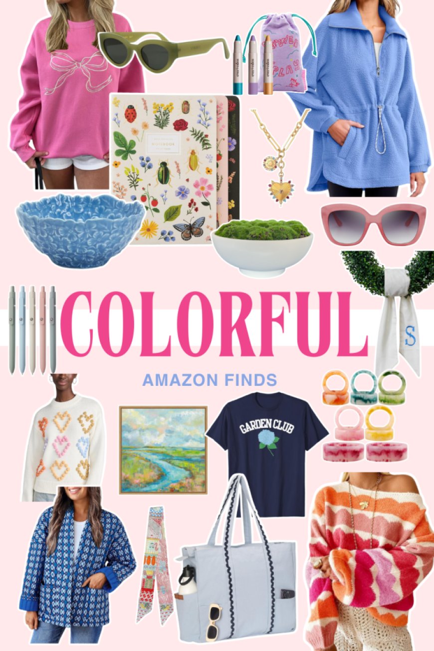 Bright and Bold: Colorful Amazon Finds to Kick Off the Year