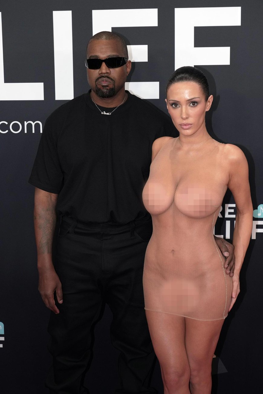 BTS of Kanye West and Bianca Censori’s 2025 Grammys Red Carpet Moment