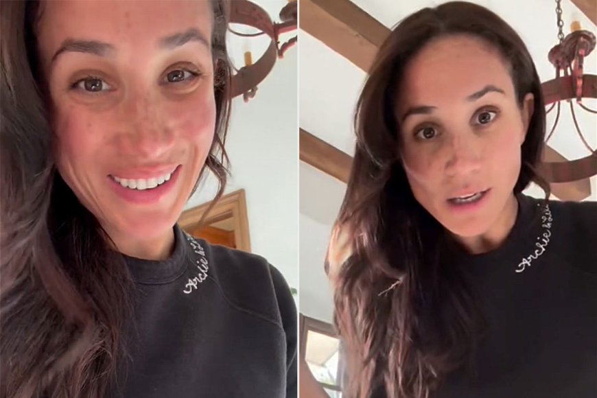 Meghan Markle Goes Makeup-Free, Wears Adorable Tribute to Prince Archie and Princess Lilibet in First Instagram Selfie Video