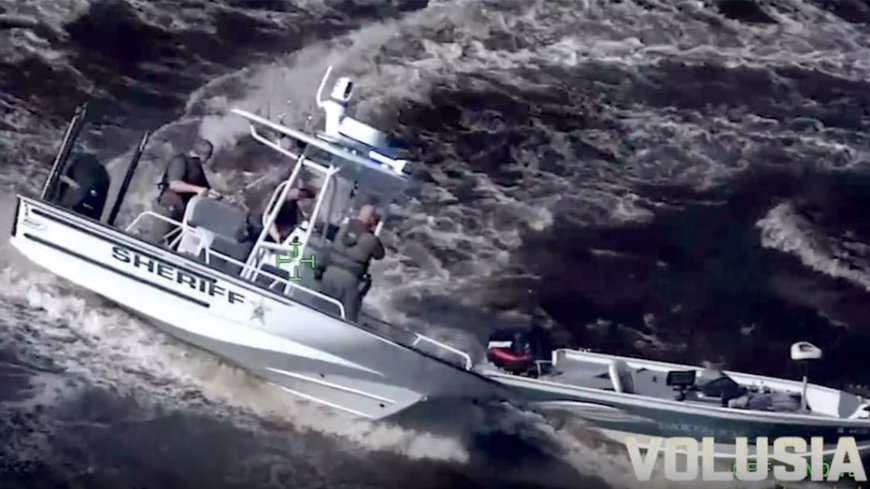 Video captures dramatic rescue of Florida man found unresponsive on spinning boat