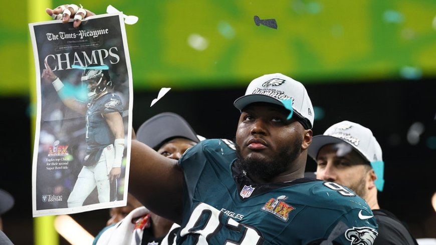 Eagles' Milton Williams says chatter about Chiefs' pursuit of third straight Super Bowl title fueled Philly