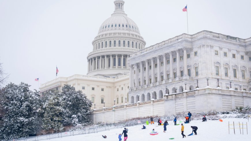 House GOP's budget impasse thaws just as winter storm sacks Capitol