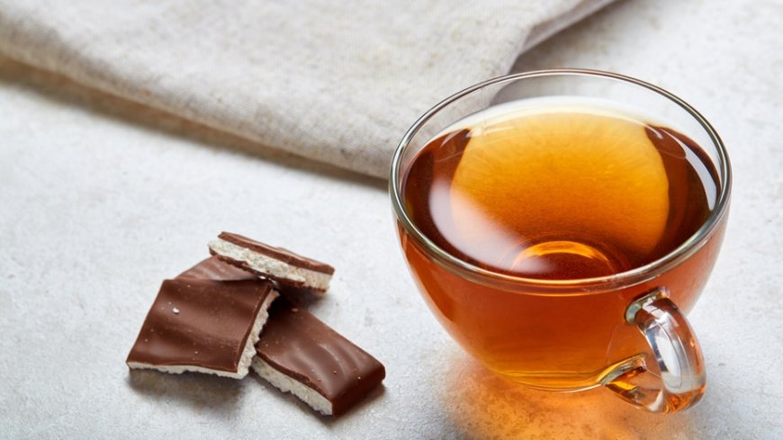 Chocolate paired with tea has health benefits that outweigh wine