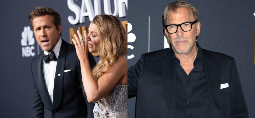 Kevin Costner's Facial Expression During Ryan Reynolds' SNL50 Joke About Justin Baldoni Goes Viral