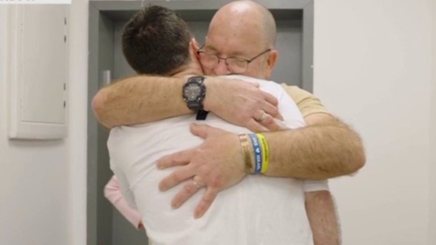 Father 'born again' after reuniting with son who survived nearly 500 days in Hamas captivity