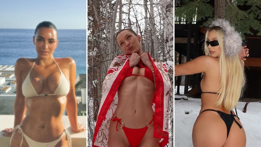 The Hottest Celeb Bikini Moments of 2025: Kim Kardashian, Bella Hadid, More