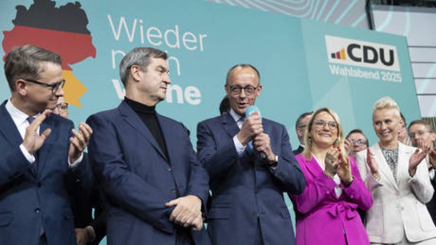 Conservatives win German elections – early results