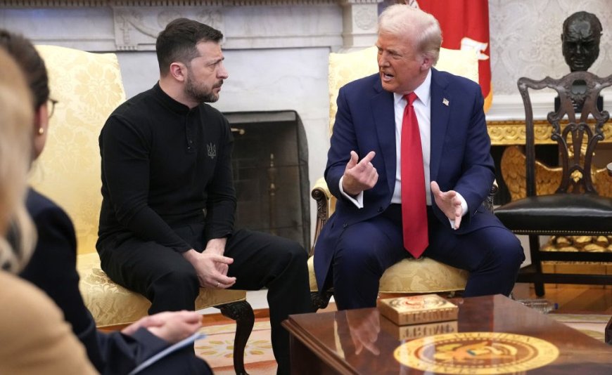 After Heated Oval Office Exchange, Trump Ends Pivotal Meeting With Zelensky Early